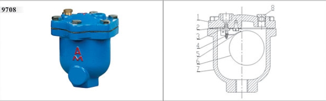 埃美柯微量排气阀9708结构图